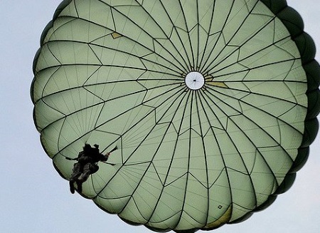 Parachute used in Airborne School - T10