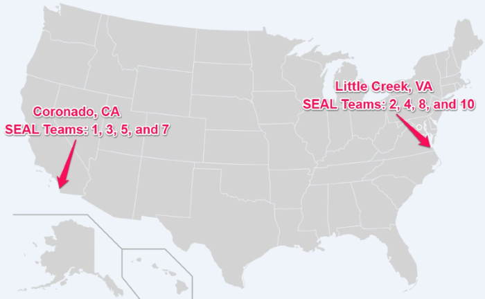 where the SEAL Teams are located