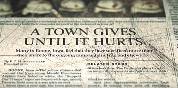 a town gives until it hurts