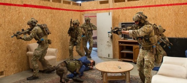 an example of close quarters battle training