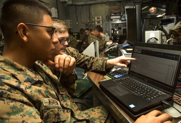 cybersecurity marine job