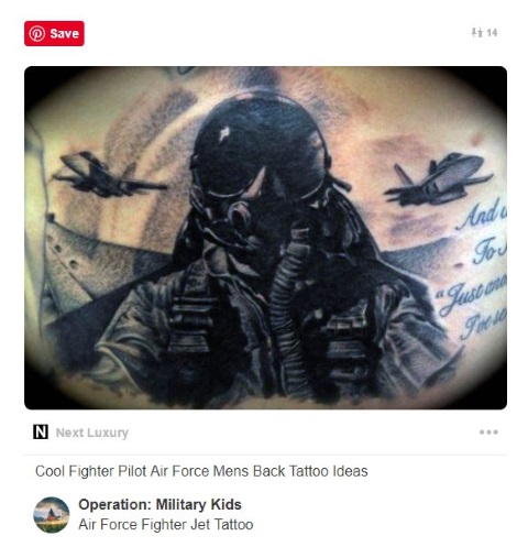 fighter jet cockpit tattoo