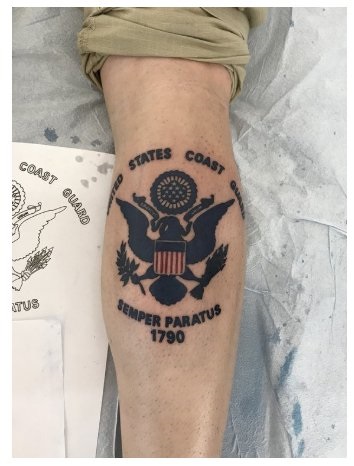 US Coast Guard Forearm Tattoo  Veteran Ink