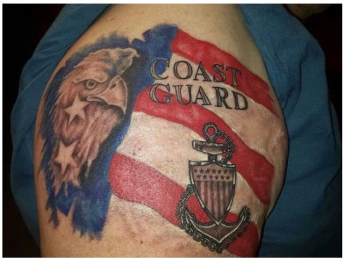 typical coast guard tattoo