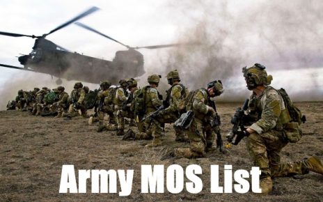 army mos list
