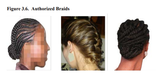authorized female hairstyles - air force