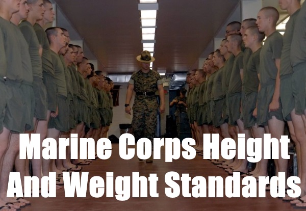 marine corps height and weight standards