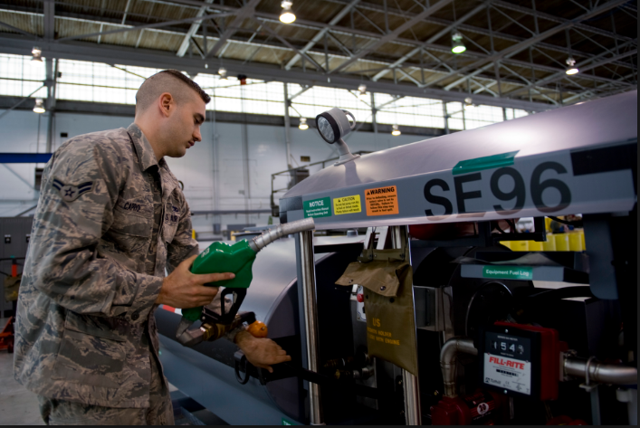 an Aerospace Ground Equipment at work