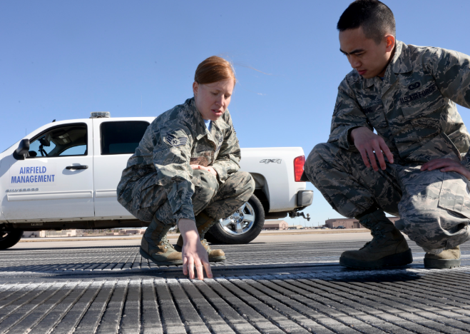 an Airfield Management at work