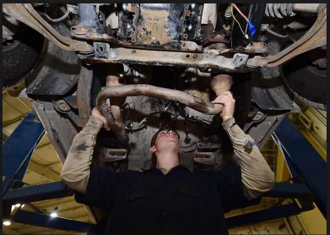 an Mission Generation Vehicular Equipment Maintenance at work