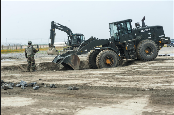 an Pavements and Construction Equipment at work