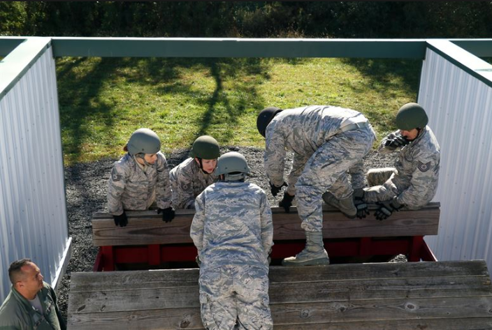 an Air National Guard Strength Management (3G0X1) at work