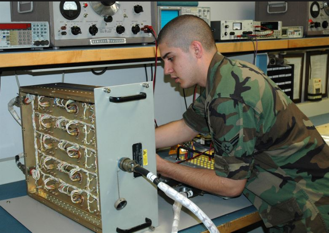an Missile & Space Systems Electronic Maintenance at work