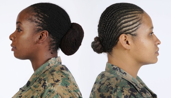 female army soldiers can now have long, twisted locks