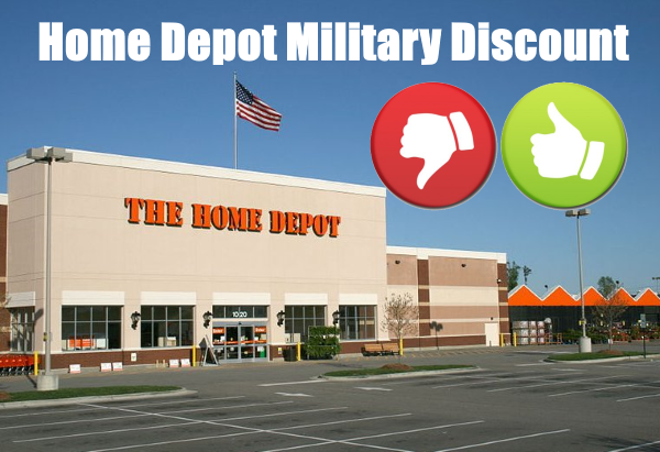 does home depot have a military discount