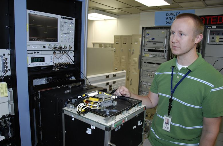 an Integrated Family of Test Equipment Operator at work