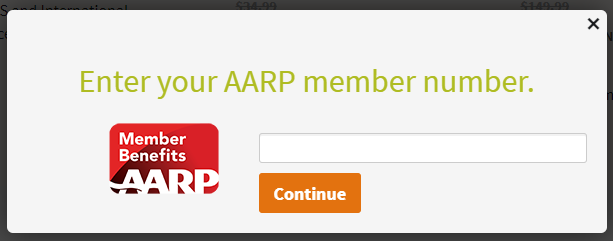 aarp member number