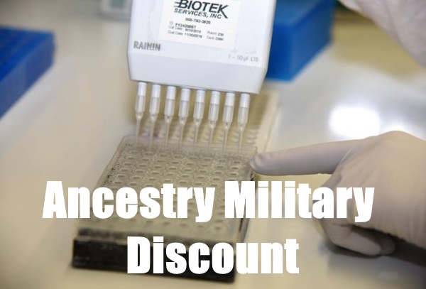 ancestry military discount