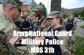 army national guard military police mos 31b