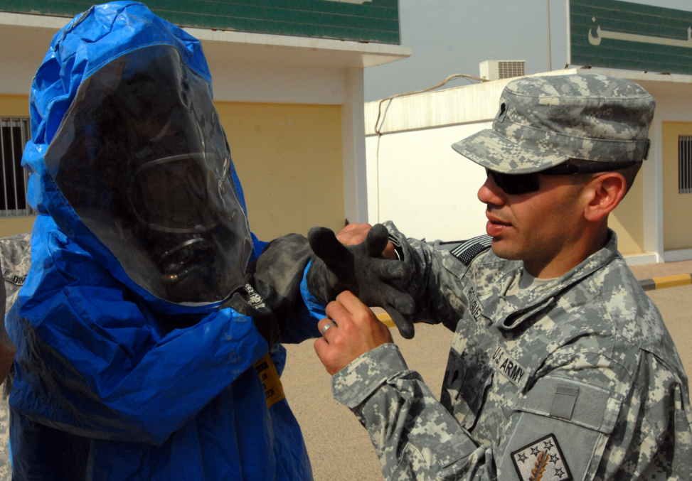 an Chemical Operations Specialist at work