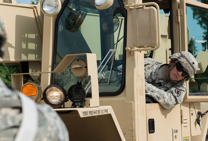 an Cargo Specialist at work