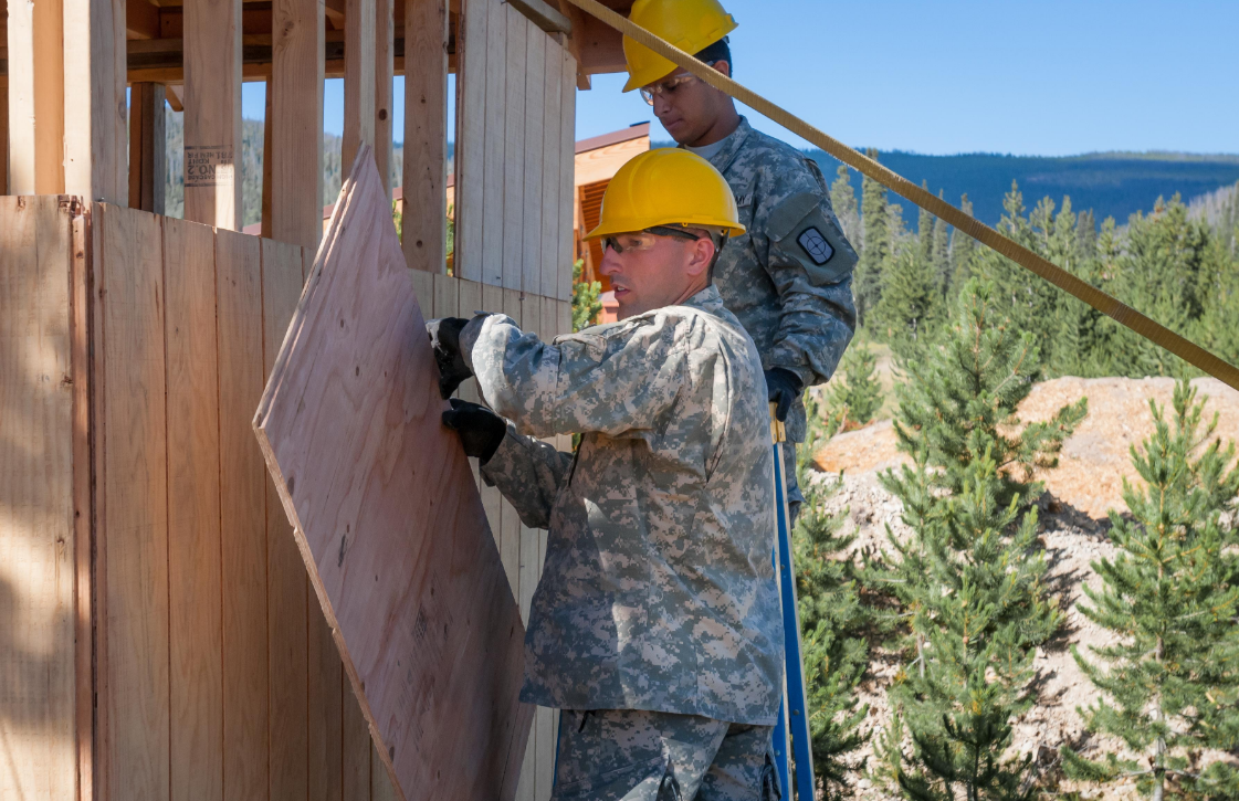 an Carpentry Masonry Specialist at work