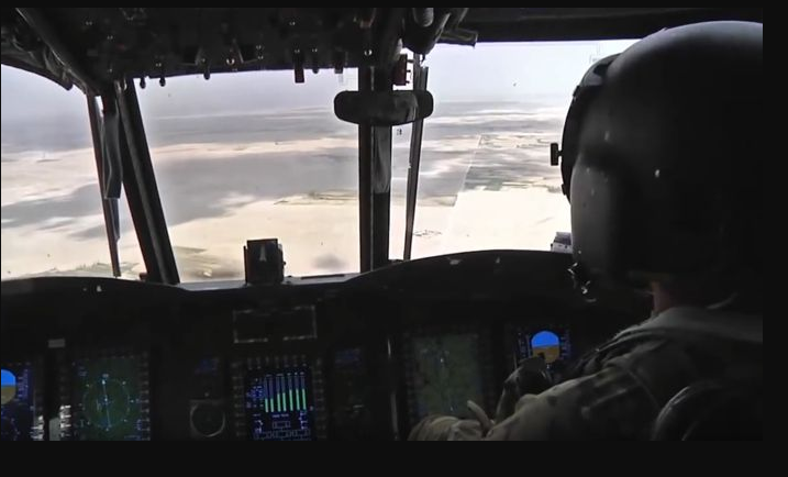 an CH-47 Helicopter Repairer at work