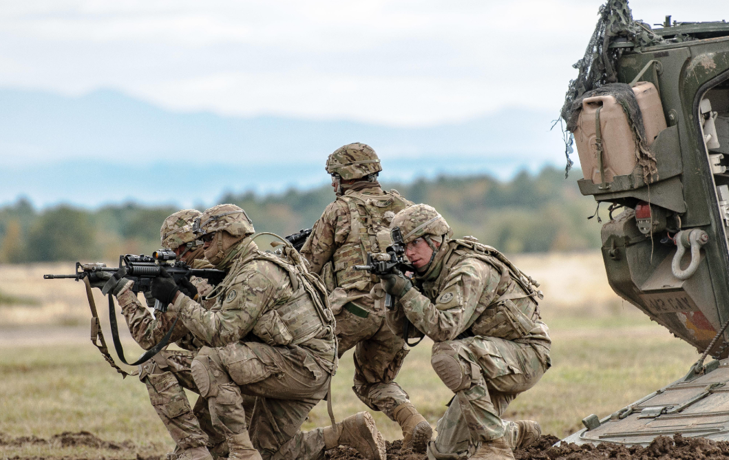 an Cavalry Scout at work