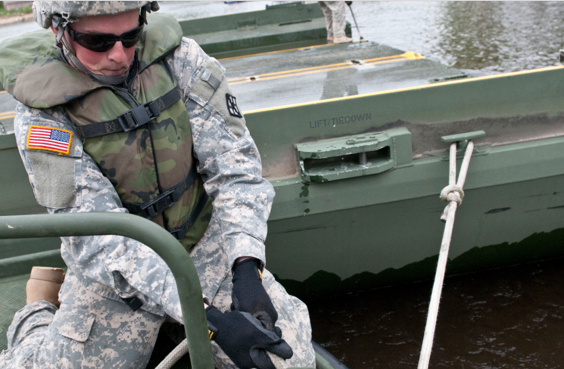 an Bridge Crewmember at work