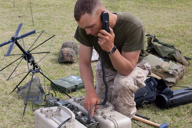 an Radio Operator at work