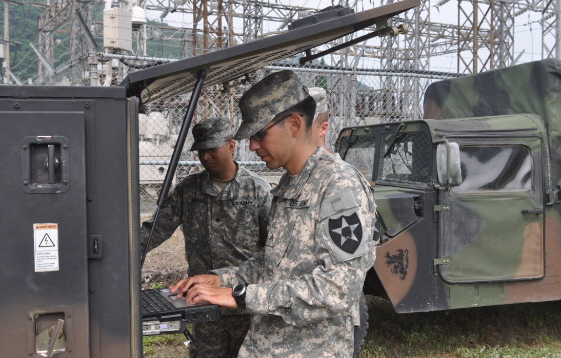 an Multichannel Transmission Systems Operator – Maintainer at work