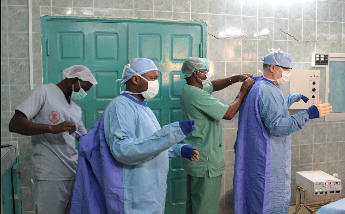 an Operating Room Specialist at work