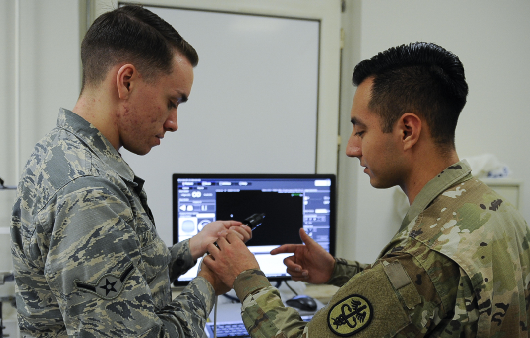 an Biomedical Equipment Specialist at work