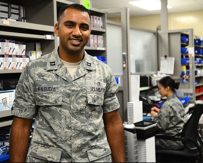 an Pharmacy Specialist at work