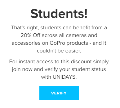 gopro student discount verification process