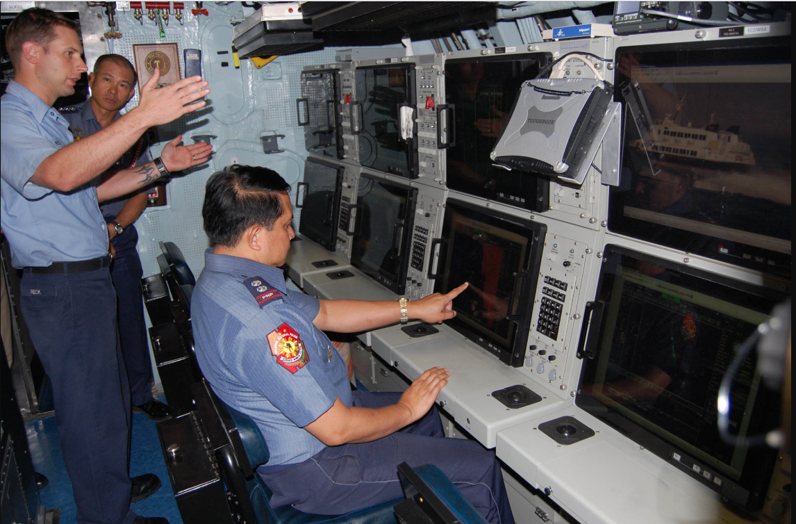 an Fire Control Technician at work