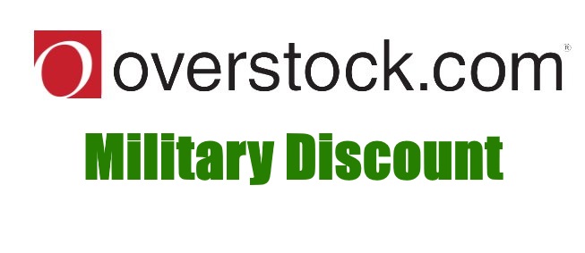 overstock military discount