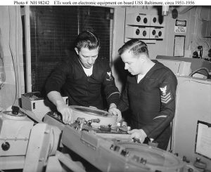 navy electronics technicians at work