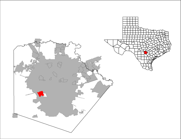 Lackland AFB is located in south central texas