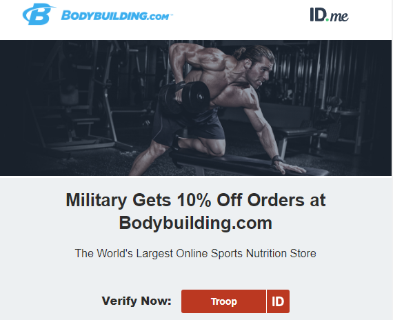 bodybuilding military discount