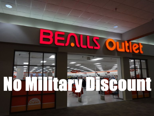 does bealls have a military discount