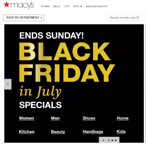 macy's black friday in july sale