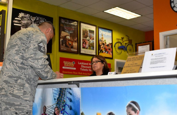 military ticket and travel office