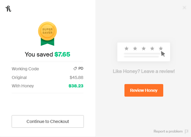 pizza hut discount using the honey app