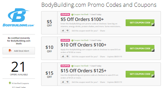 slickdeals bodybuilding coupon codes