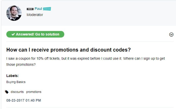 stubhub promotions and discount codes