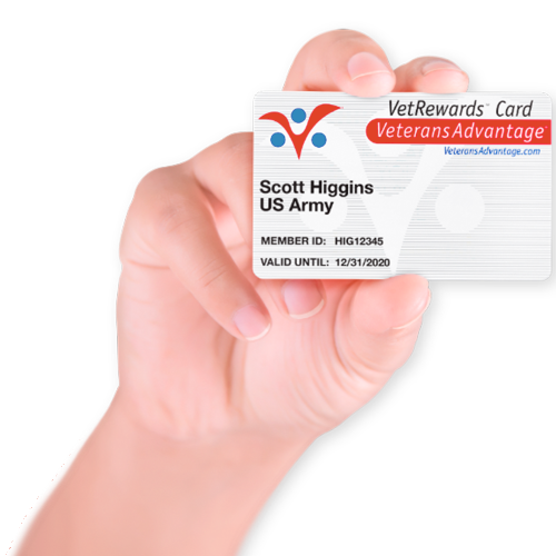 vetrewards card - veterans advantage