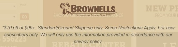 brownells discount terms and conditions