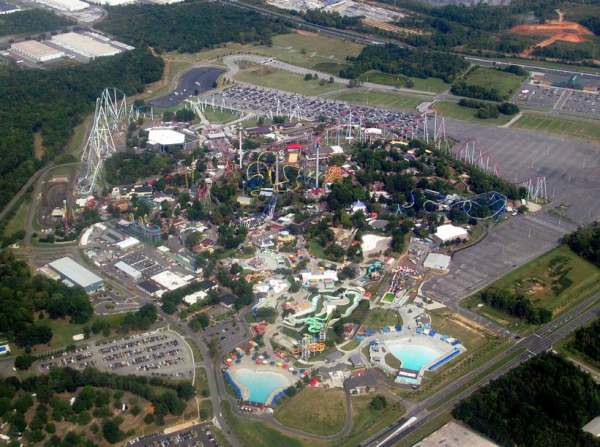 carowinds aerial view