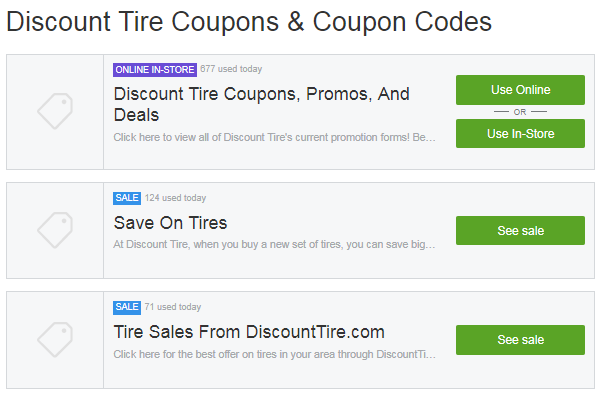 discount tire groupon offers
